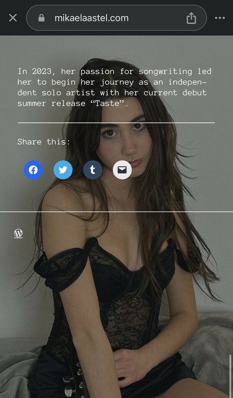 Mikaela Astel nude star pics