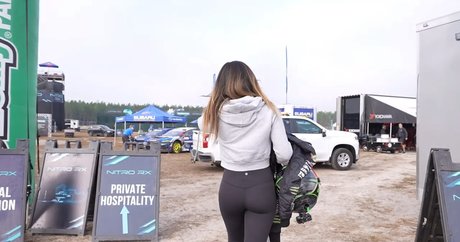 Hailie Deegan perfect model pic