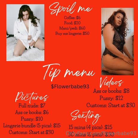 Flowerbabe93 model nice pics