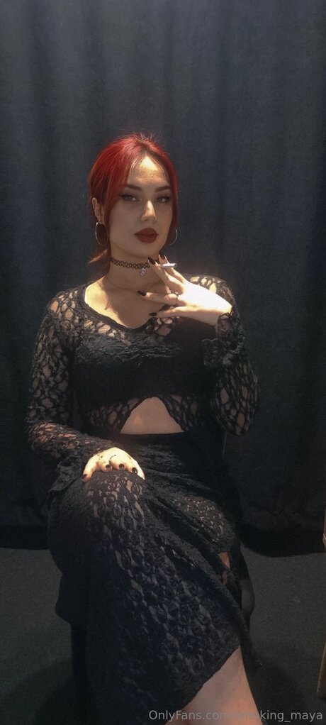 Smoking Maya star exclusive photos