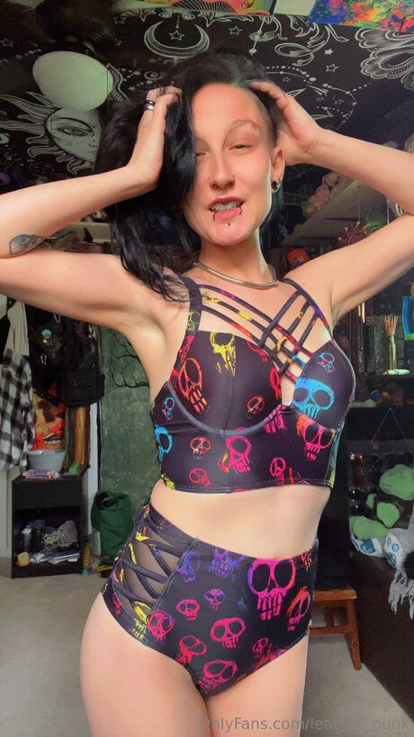 Leather Punk model perfect pictures