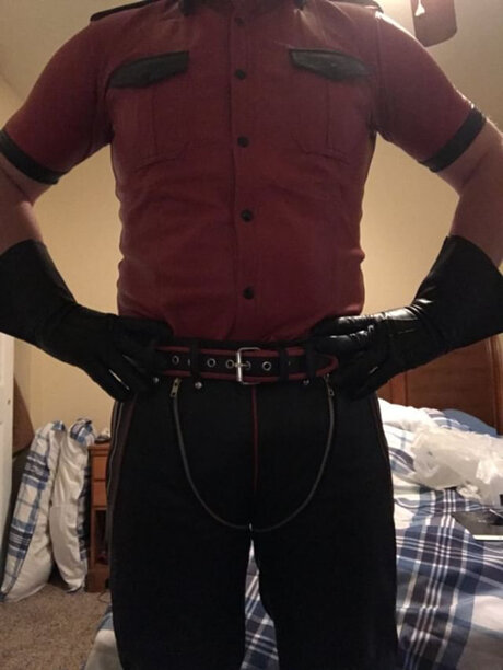 Leatherfireman pornstar nice img