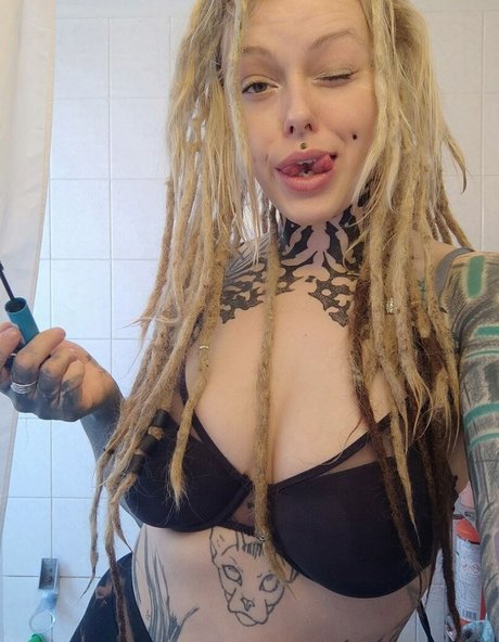 psychedelic mess model hot image