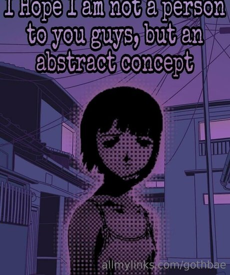 gothbae model hot photo