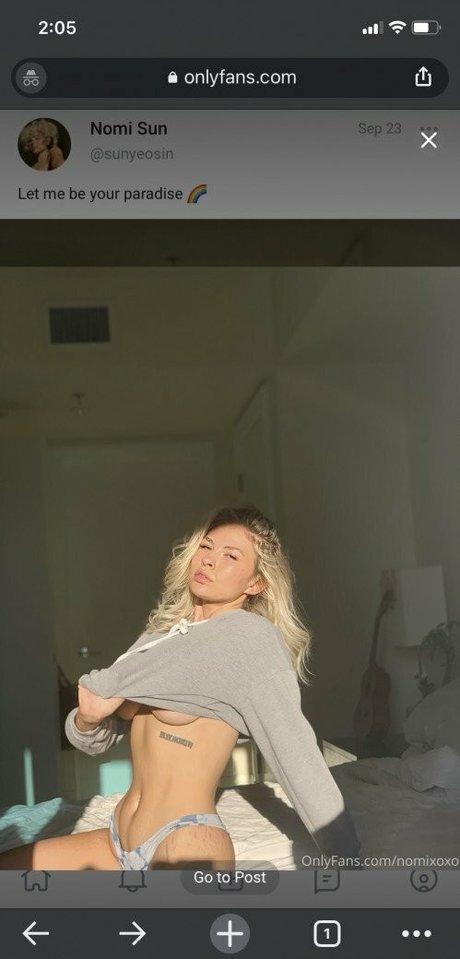 Nomi Sun star perfect photos