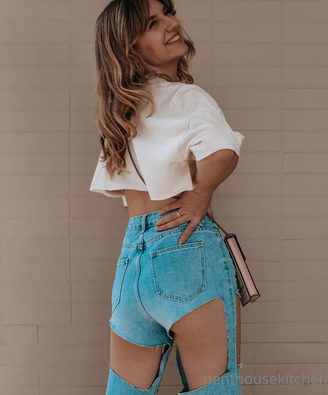 penthousekitchen high quality model photo