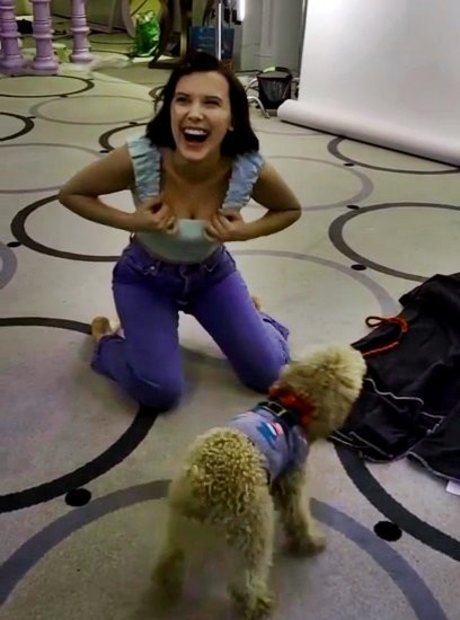 Millie Bobby Brown erotic actress photo