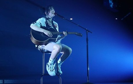 Billie Eilish art pornstar picture