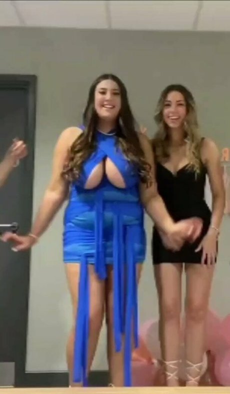 The Blue Dress Girl nudes model images