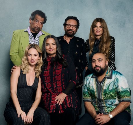 Lily James art model images