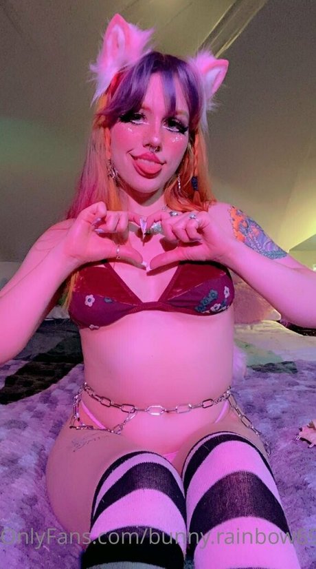 bunny rainbow69 art star photo
