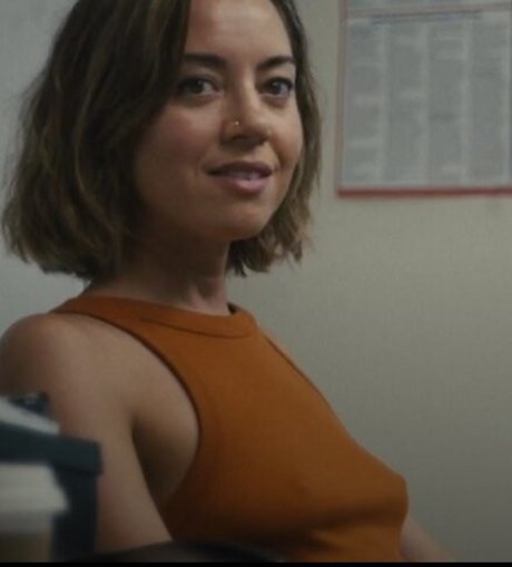 Aubrey Plaza sexy pornstar photos