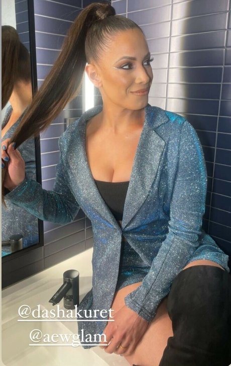 AEW Dasha Kuret nudes model pics