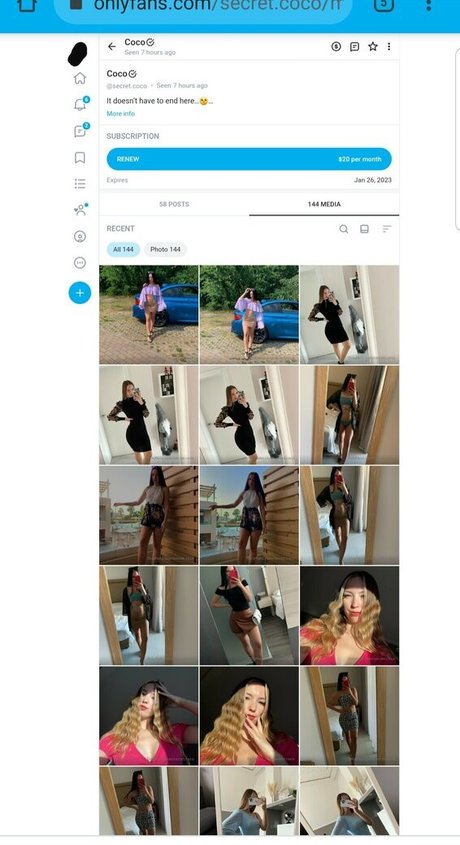 Coco s ASMR star pornographic pictures