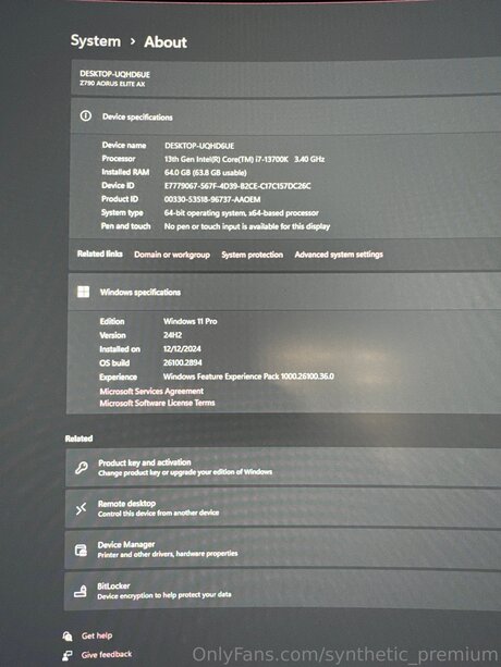 Synthetic Premium nackte foto