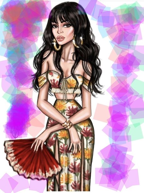 Milenka trans model kunst foto