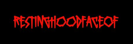 Resting Hood Face kunst exklusive foto