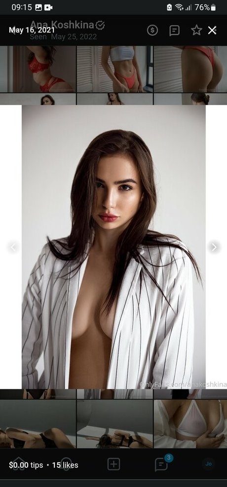 Ana Koshkina heiße nackte foto