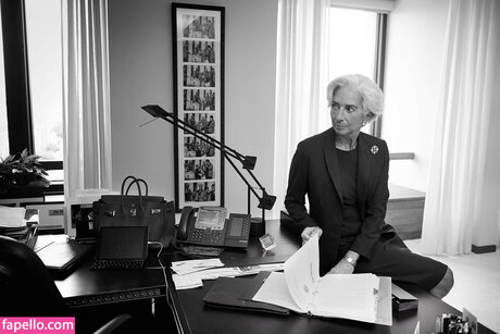 Christine Lagarde hübsche kunst fotos