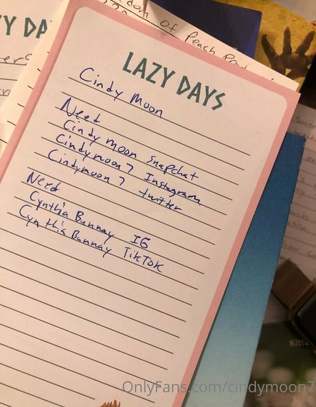 cindymoon7 model nackten foto