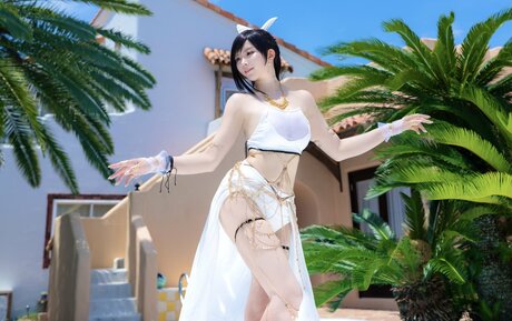 Tifa Cosplay pornographic star photo