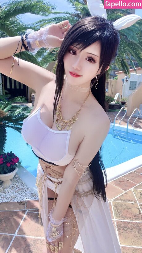 Tifa Cosplay model pornographic image