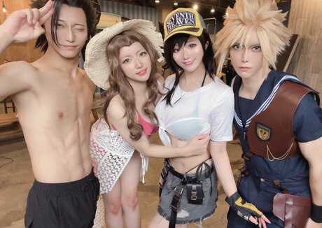 Tifa Cosplay star free img