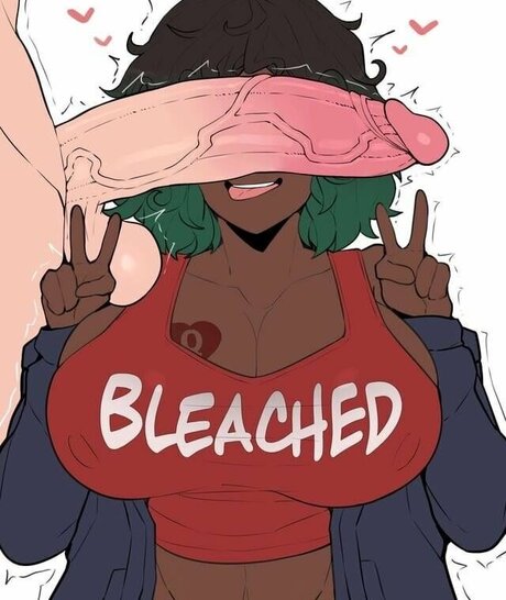 Bleached model photos