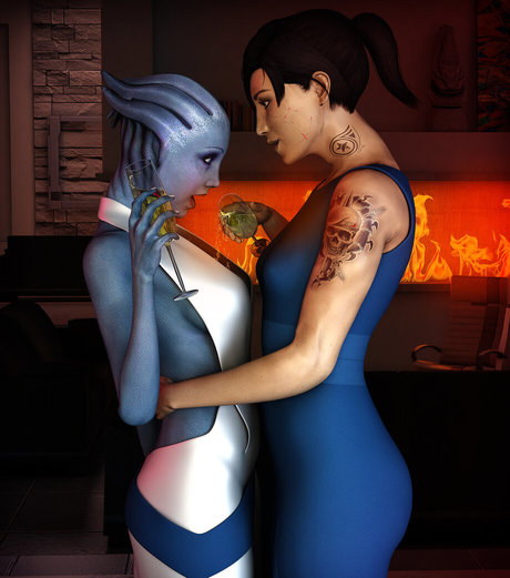 Mass Effect model nude photo