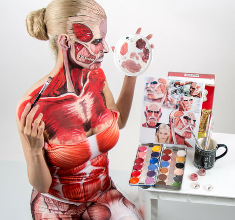 Kay Pike Bodypainter model sexy img