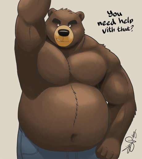 Masked Bear Bottom アートポルノスター 画像