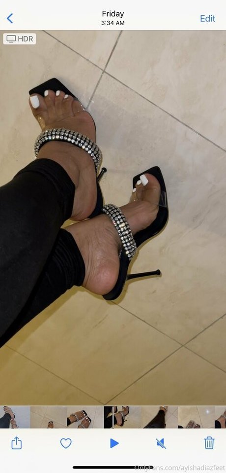 ayishadiazfeet 高品質スター 写真