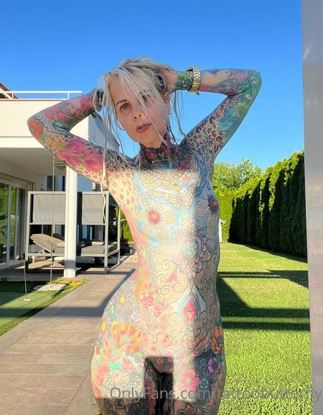 Tattoobutterfly アートモデル 写真