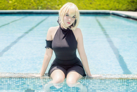 blonde frau nur fans exklusive schöne bild