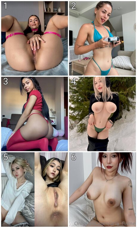 Aria Flame pornostar sexy galerie