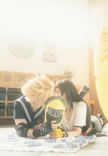 Tifa Cosplay pornographische pornostar bilder