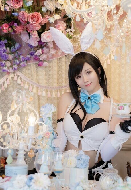 Tifa Cosplay porno kunst foto