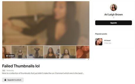 Ari Leigh Brown exklusive beste foto