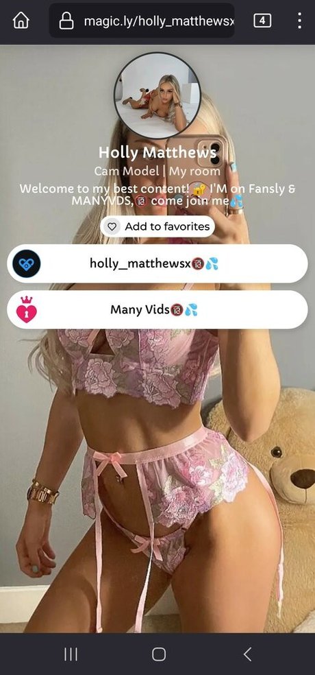 Holly Matthews porno perfekte foto
