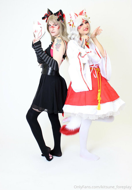 kitsune foreplay hübsche sex foto